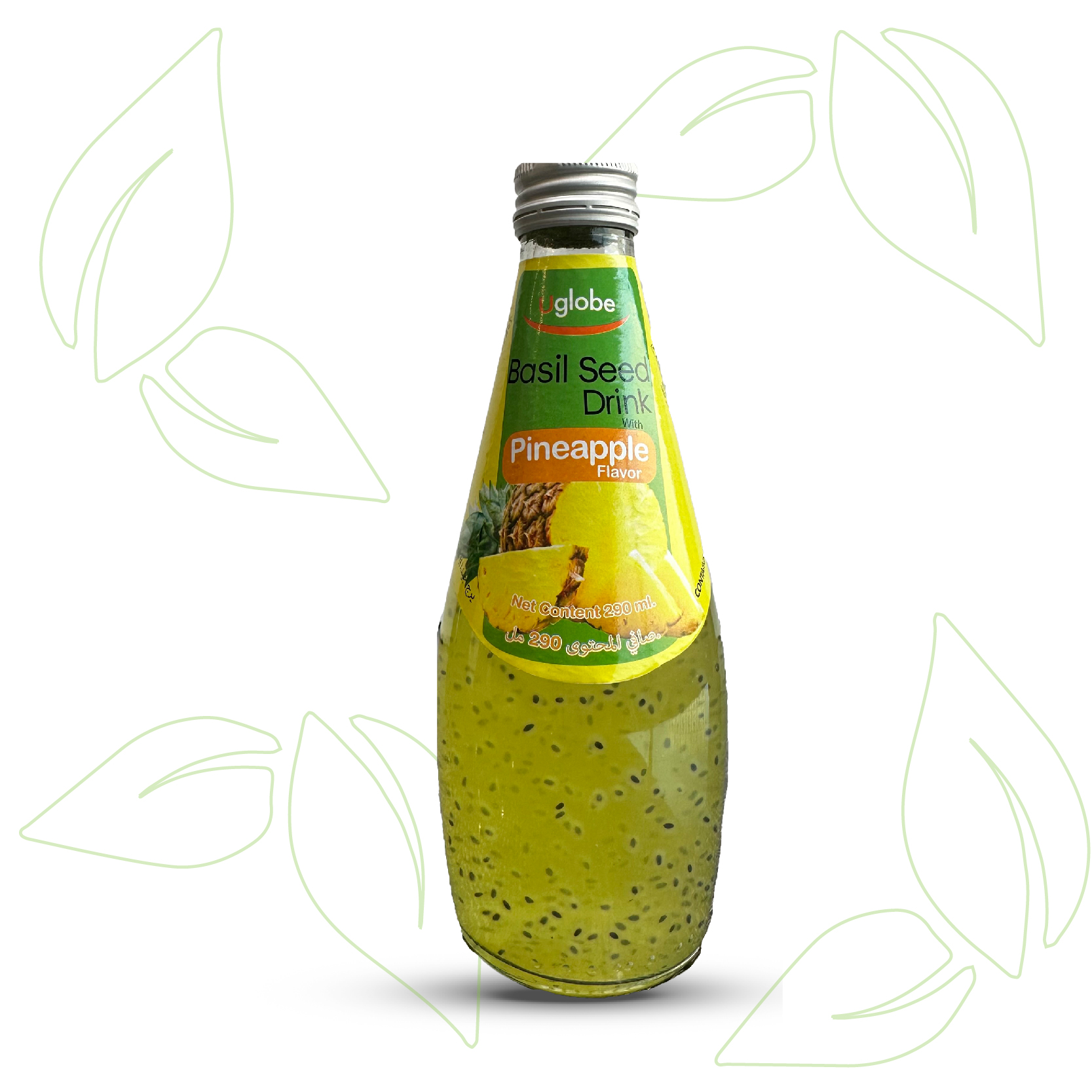 مشروب بذور الريحان - أناناس